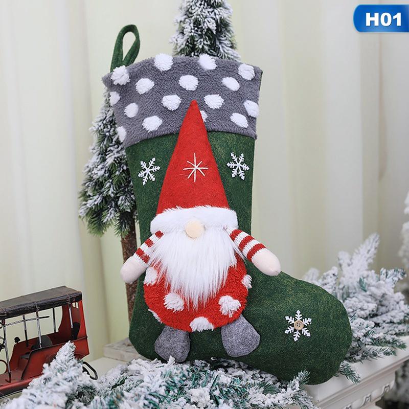 Tất đựng quà mini trang trí cây thông giáng sinh