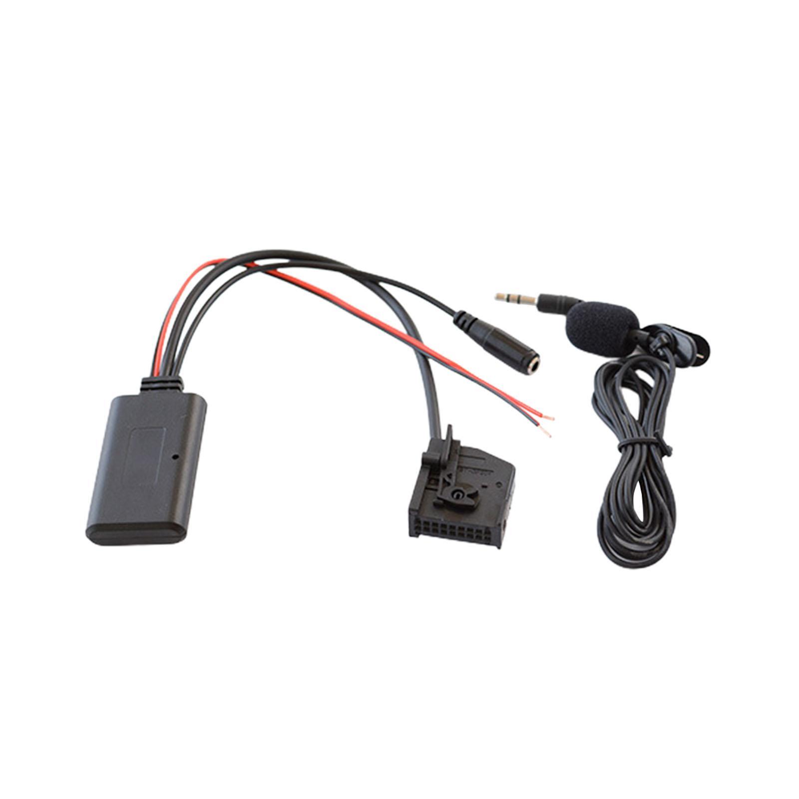 3.5mm Audio AUX in Bluetooth Microphone Cable Adapter for Comand 2.0 W461 W463