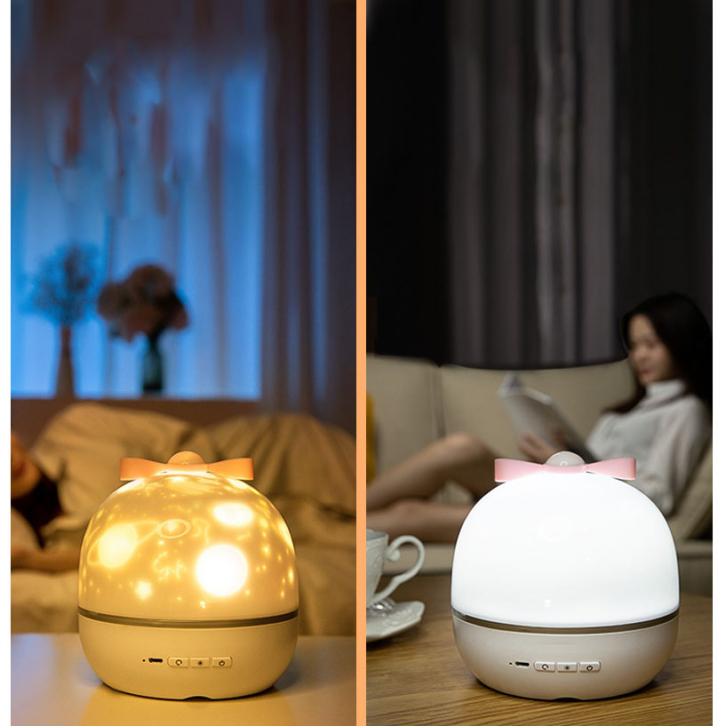 Đèn LED Trang Trí Tiệc Xoay Tròn Mô Phỏng Trời Sao Đa Năng