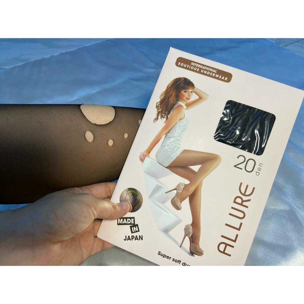 Quần tất, quần vớ nữ Nhật ALLURE, RÁCH TRÒN chống xước siêu bền siêu dai siêu mềm mịn