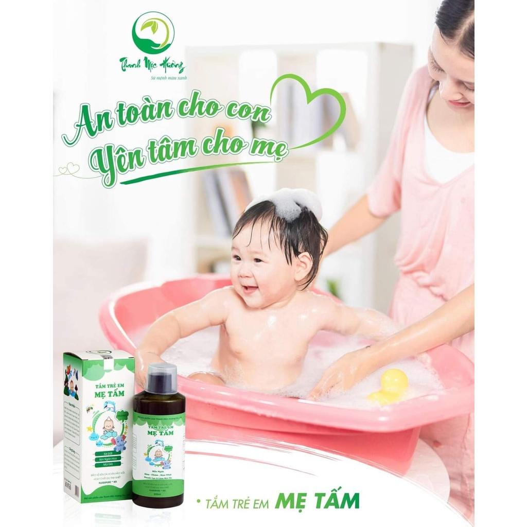 Tắm trẻ em mẹ tấm ngăn ngừa rôm sảy mẫn ngứa ở trẻ Thanh Mộc Hương 320ml