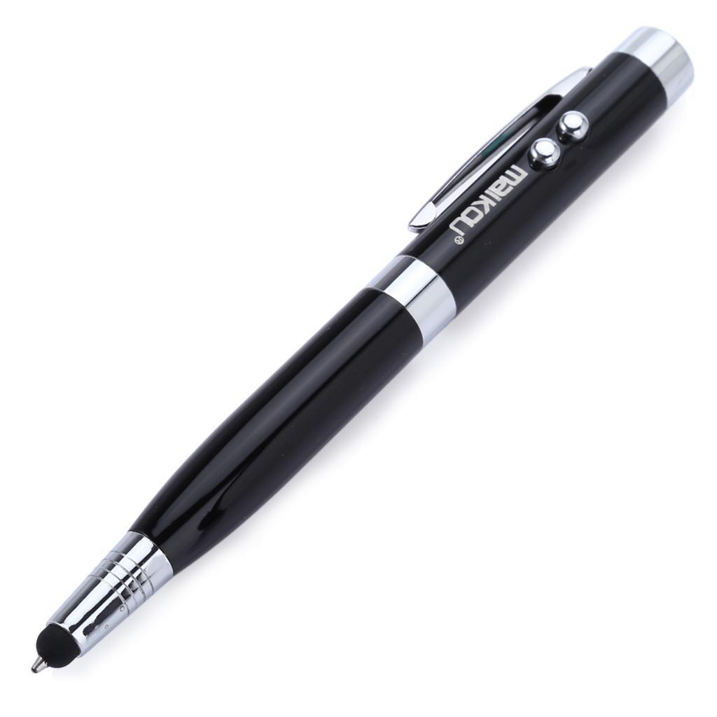 6 in 1 Capacitive Stylus Pen Touch Screen with USB Flash Drive 32GB Black
