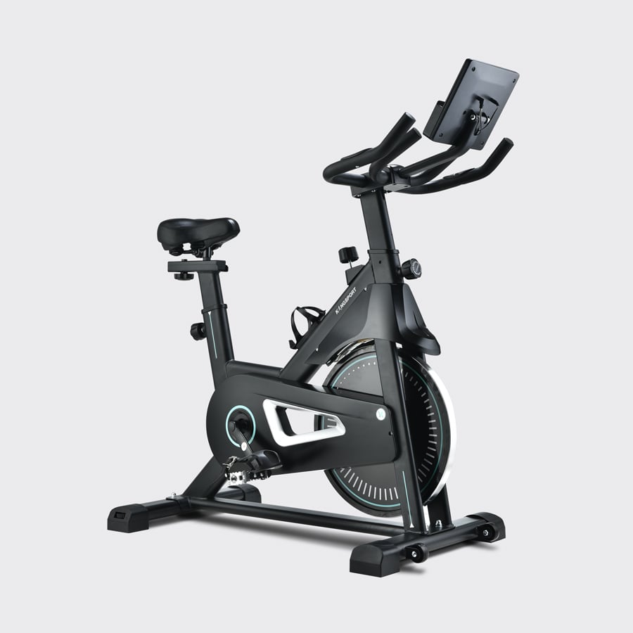 CHỈ GIAO MIỀN BẮC I Xe đạp tập KINGSPORT Active E-01 thiết kế năng động, bánh đà 6kg, kháng lực từ tính êm ái, tích hợp đồng hồ đo lường chỉ số, cân nặng phù hợp từ 80-85kg