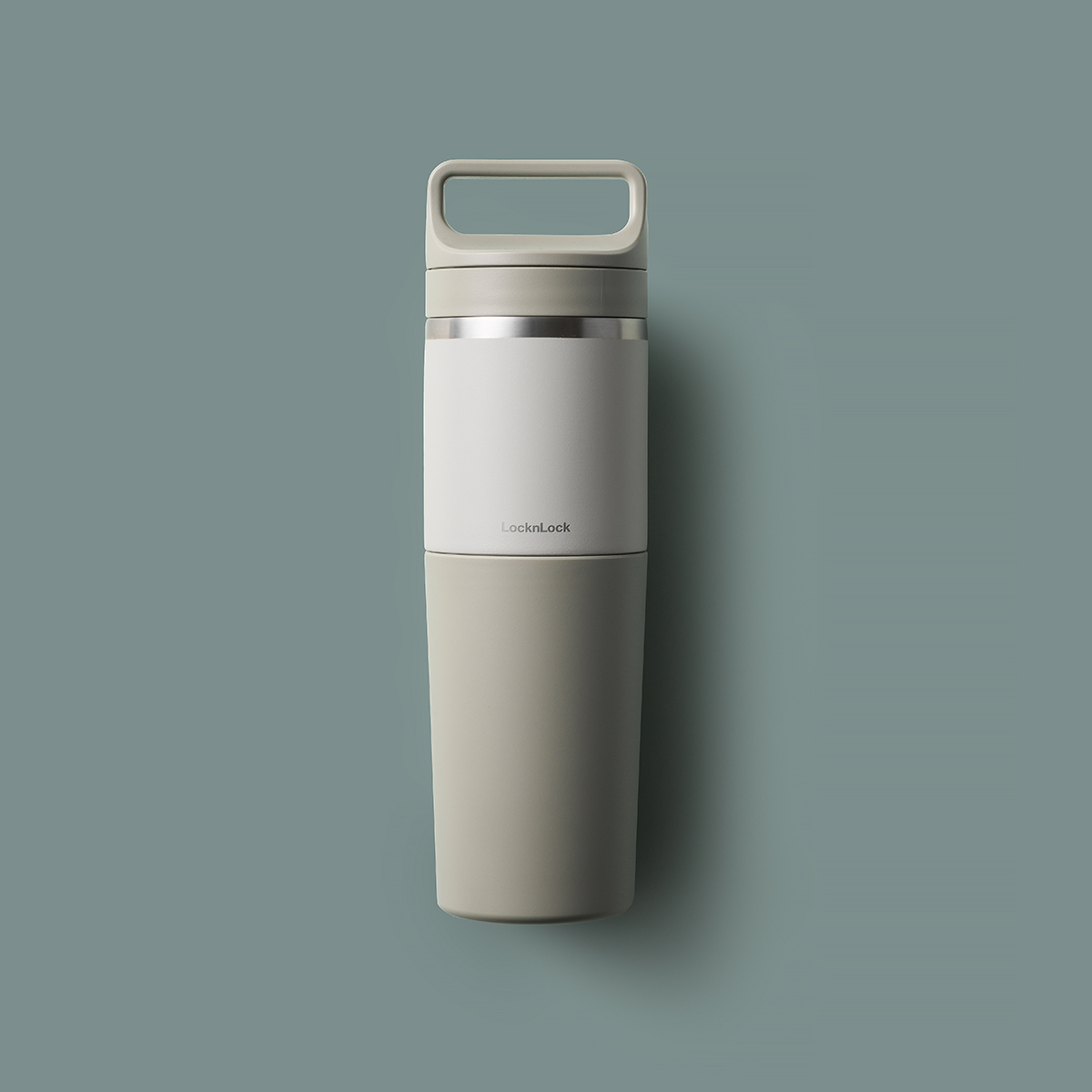 Bình giữ nhiệt Slo 2in1 with tumbler LocknLock LHC4332 (Bình giữ nhiệt và cốc nhựa) 600ml