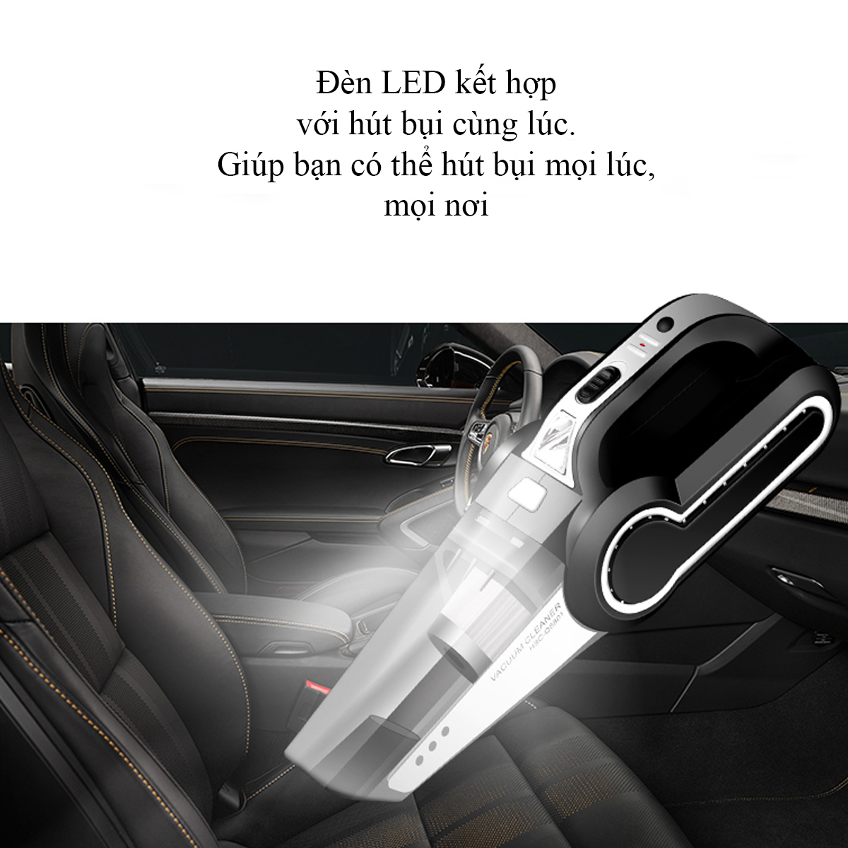Máy Hút Bụi - Bơm Đồng Hồ Cơ, bơm lốp ô tô đa năng - K1014