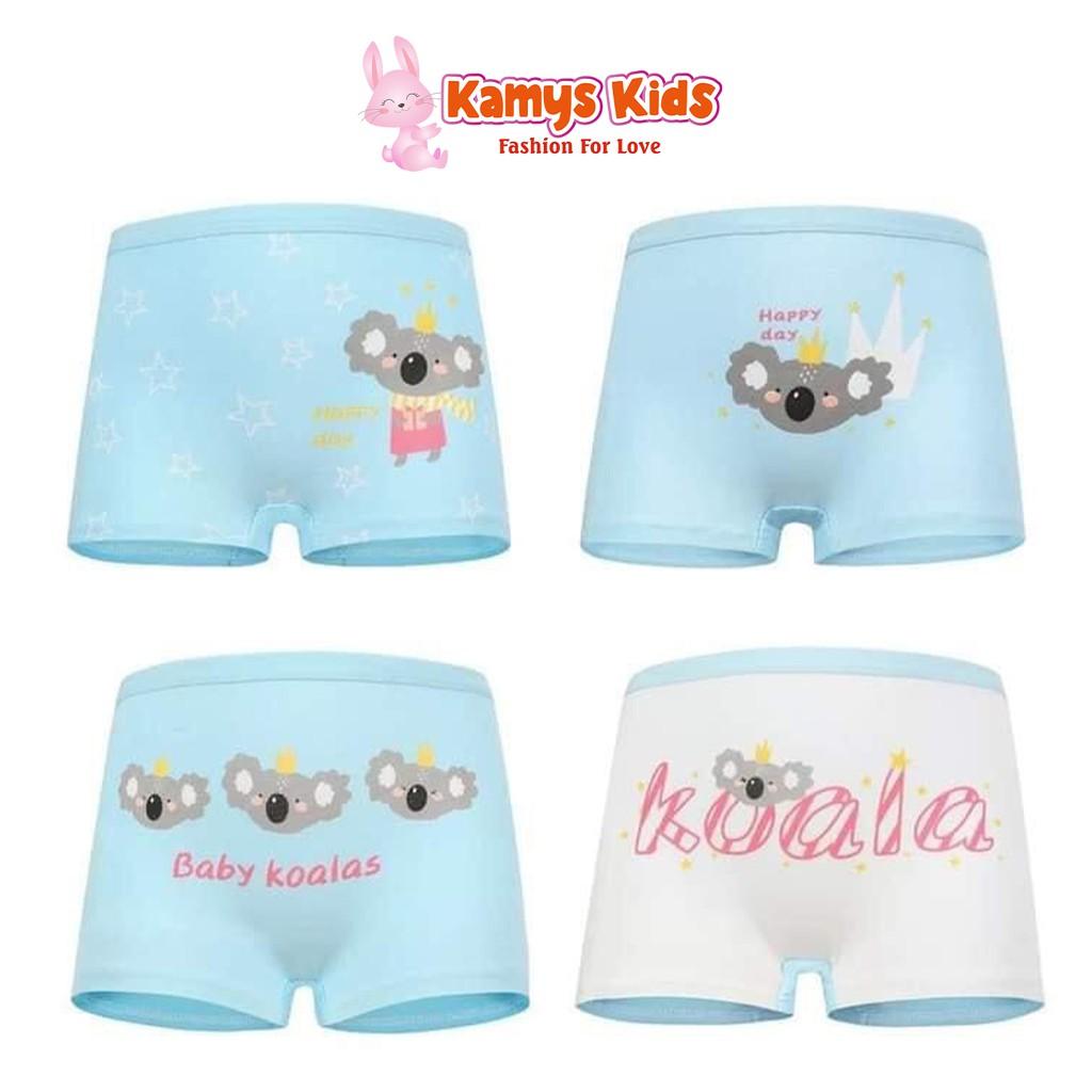 Quần chip đùi cotton trẻ em cho bé gái KAMYSKIDS có size từ 1-8 tuổi