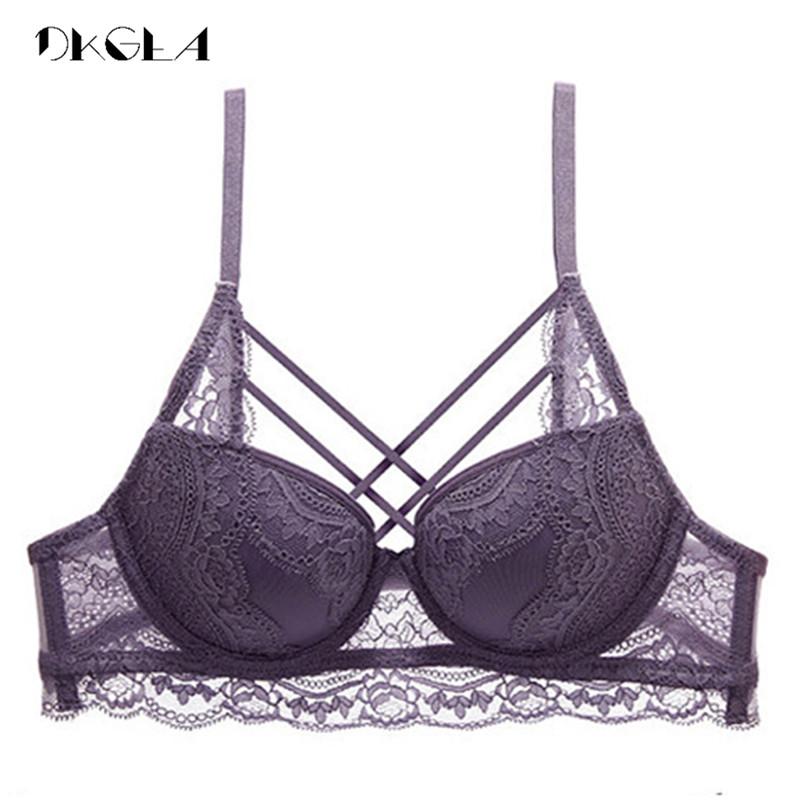 Cổ Điển Băng Đen Push Up Yếm A B C Cup Dày Quần Lót Cotton Sexy Áo Lót Ren Thêu Tập Hợp Phụ Nữ quần Lót Ren