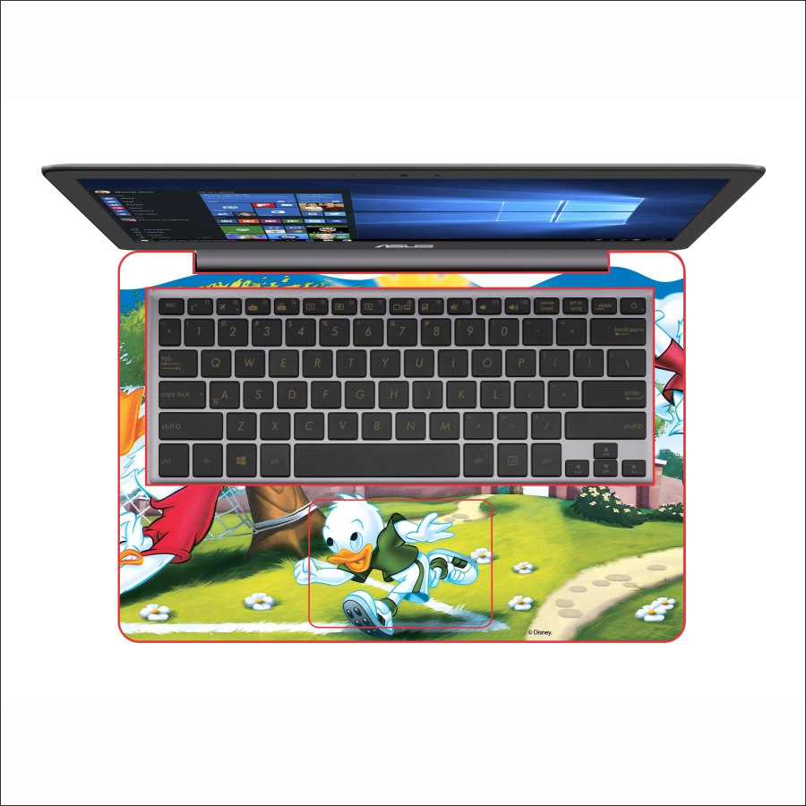 Miếng Dán Skin Decal Dành Cho Laptop - Vịt Donald - Mã 008T11