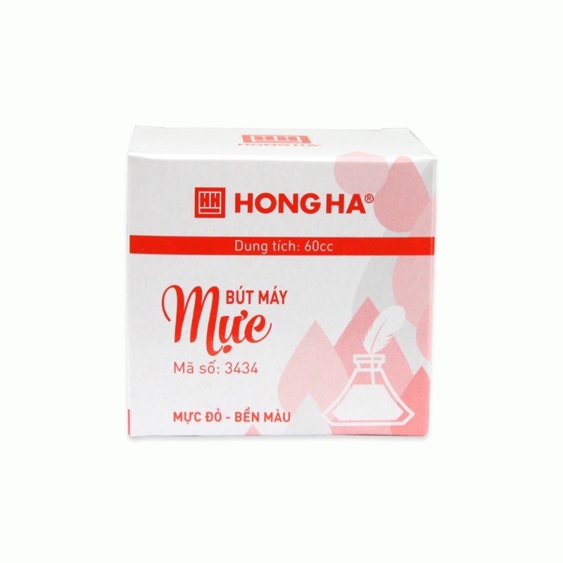 Mực lọ đỏ Hồng Hà 60 cc - 3434