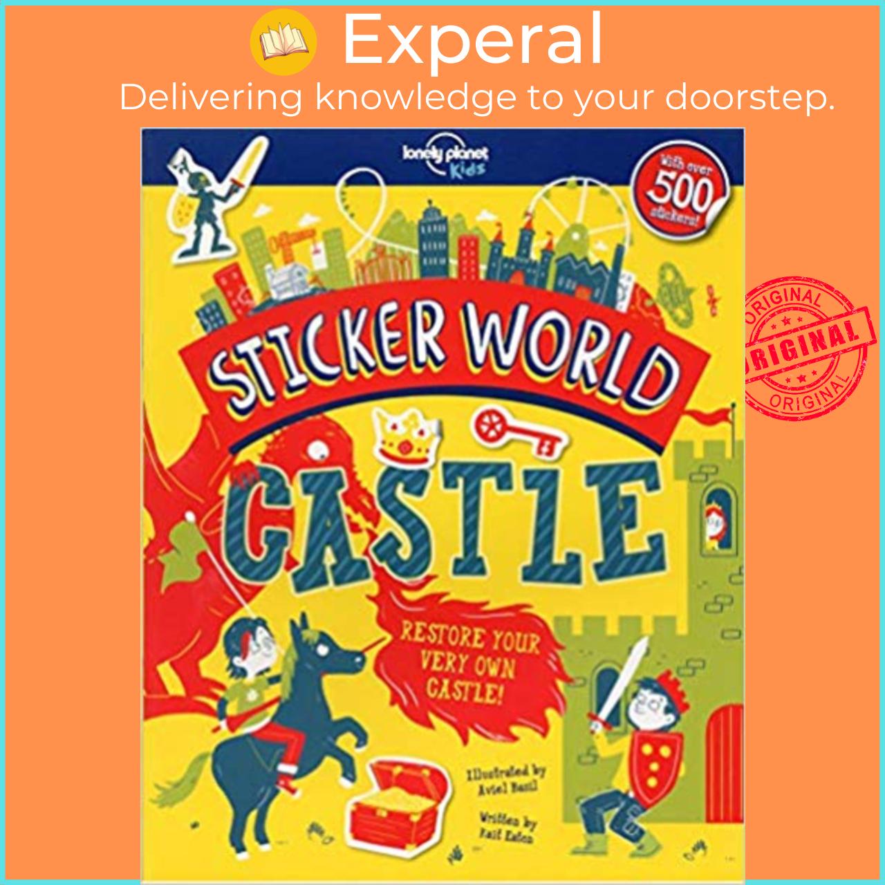Sách - Sticker World - Castle by Lonely Planet Kids