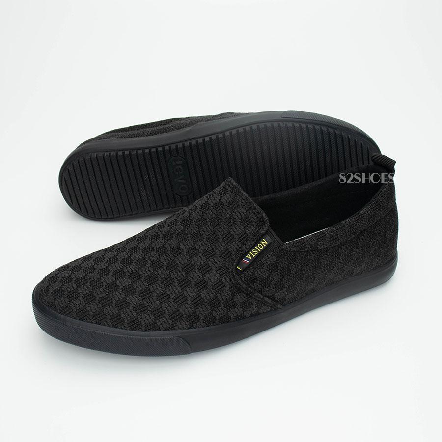 Giày lười nam - Slip on nam vải - Mã A6503