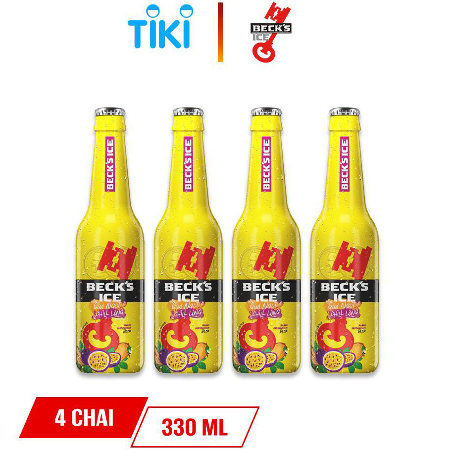 Lốc 4 Chai Bia Beck’s Ice Phiên Bản Giới Hạn (330ml / Chai)