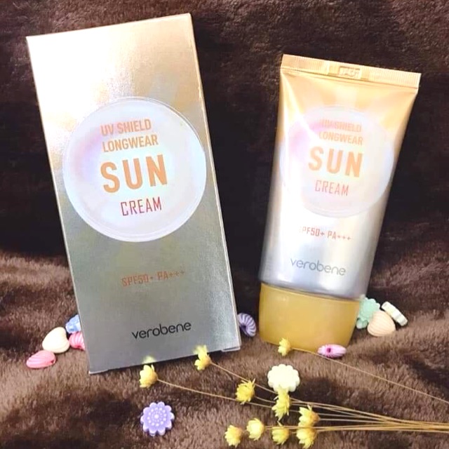 Kem Chống Nắng_Verobene UV Shield Sun Cream SPF50+/PA+++ (40 ml)