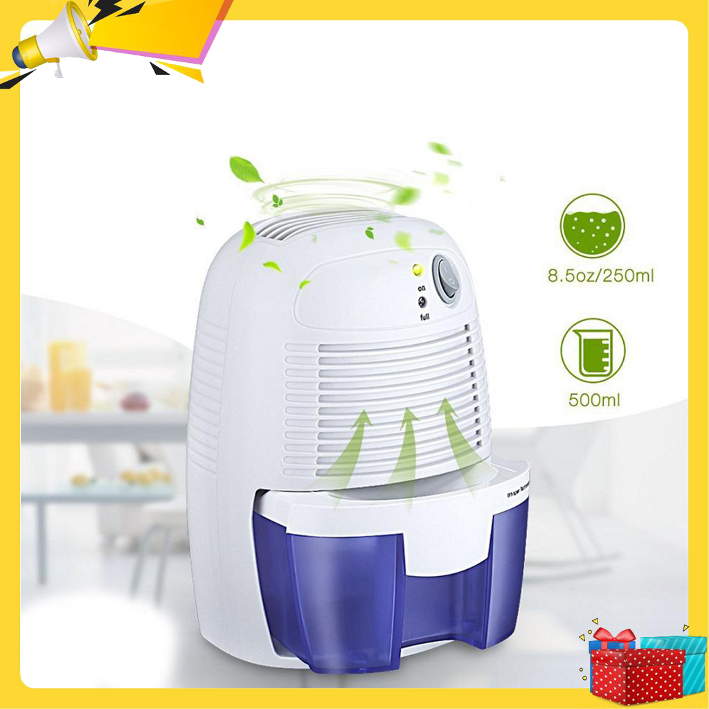 Máy hút ẩm mini Dehumidifier, Loại bỏ nấm mốc, Hút ẩm không khí, Đem lại môi trường trong lành, Bảo về sức khỏe gia đình