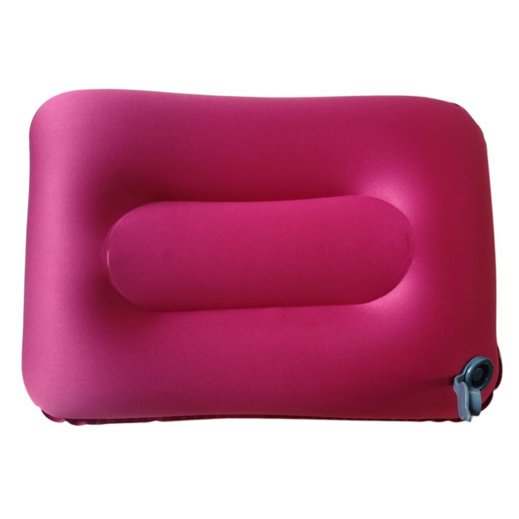 2xInflatable Camping Pillow Head Neck Protective, Rest Blow Travel Pillows