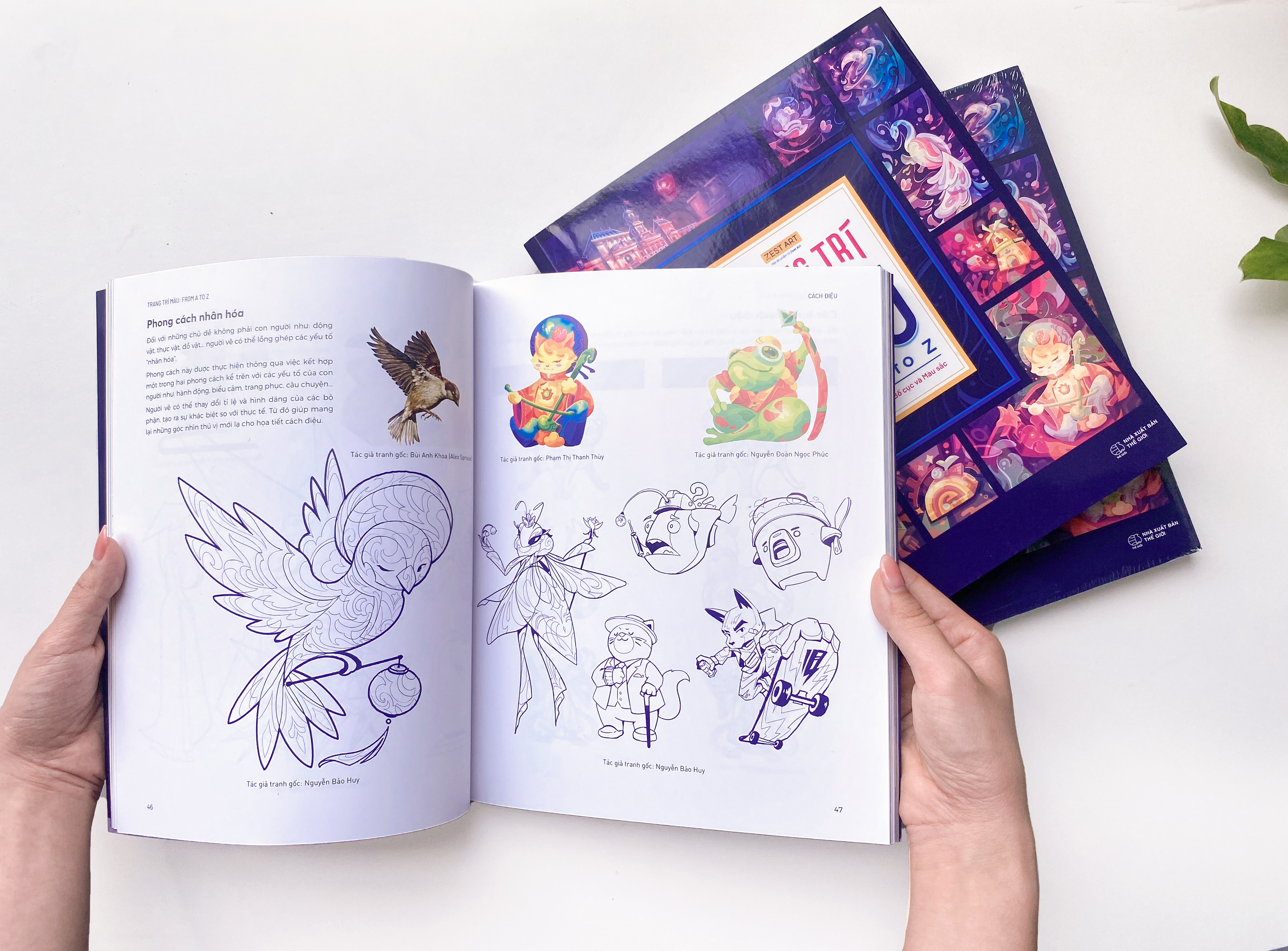 Trang Trí Màu: From A To Z - Nền Tảng Về Cách Điệu, Bố Cục Và Màu Sắc (Zest Art) - Omega Plus