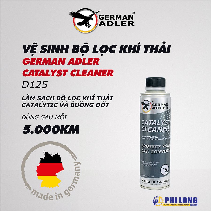 Dung dịch vệ sinh hệ thống khí thải GERMAN ADLER CATALYST CLEANER