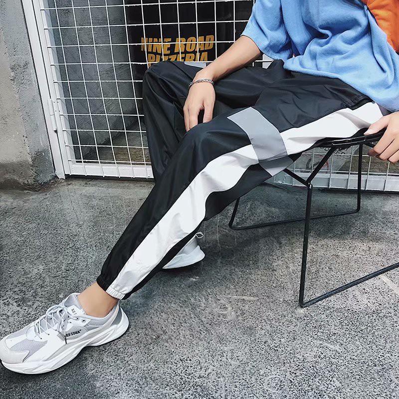 QUẦN JOGGER GIÓ DÙ PHẢN QUANG CHẤT XIN - 2 MÀU ko