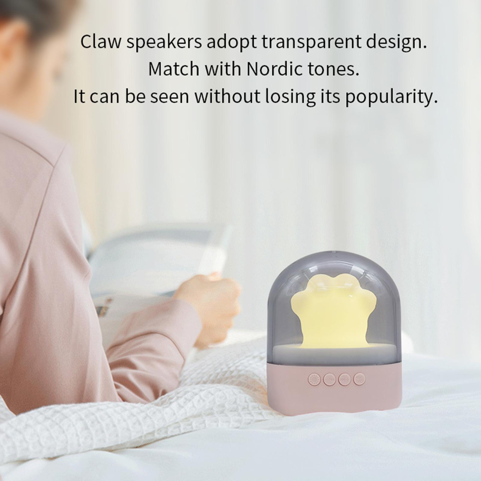 Night Light Bluetooth Speaker Table Music Player for Girl Kids Teens