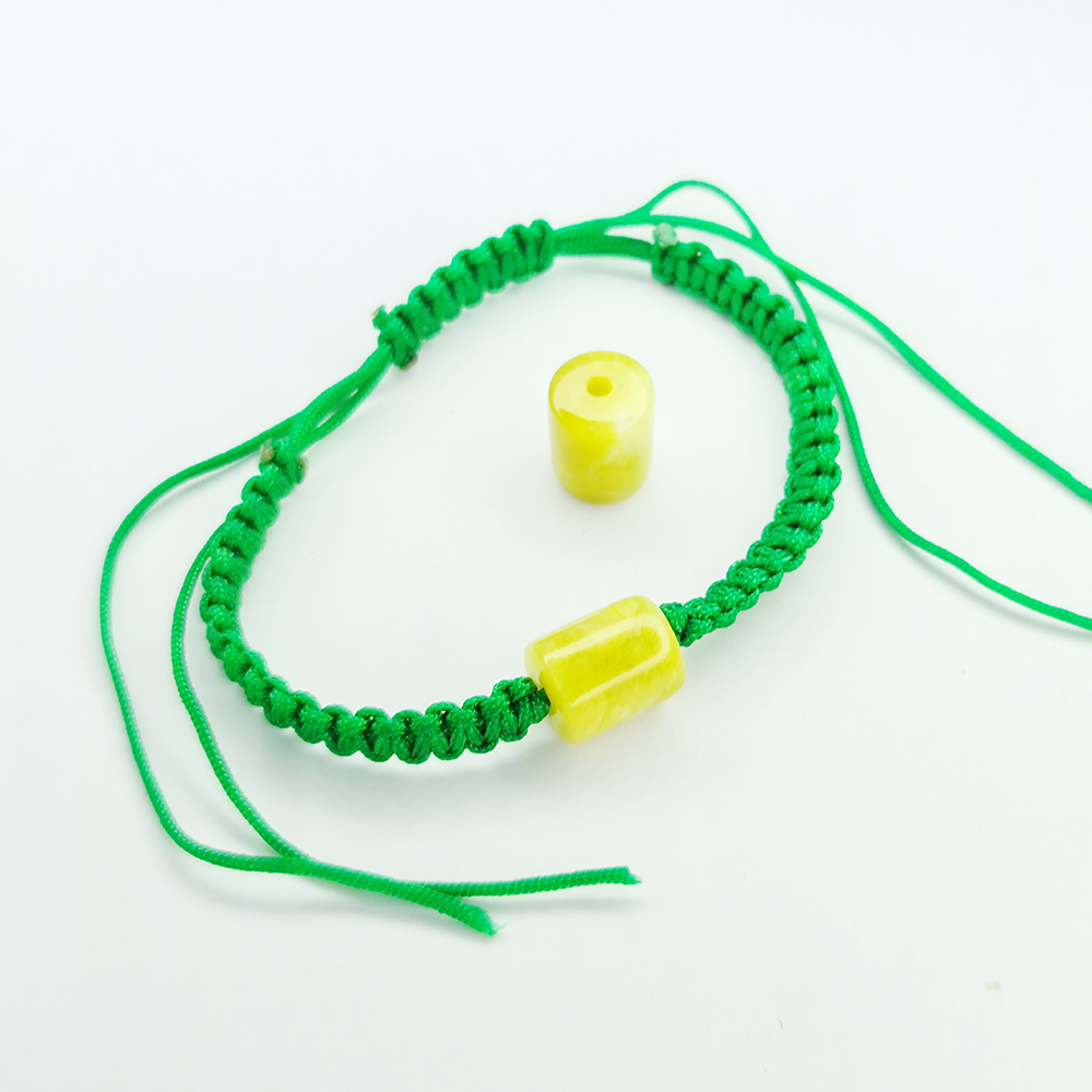 Mặt Dây Chuyền, Vòng Tay Hình Lu Thống Đá Ngọc Serpentine Xanh Cốm - Mx - Hợp Mệnh Mộc, Hoả