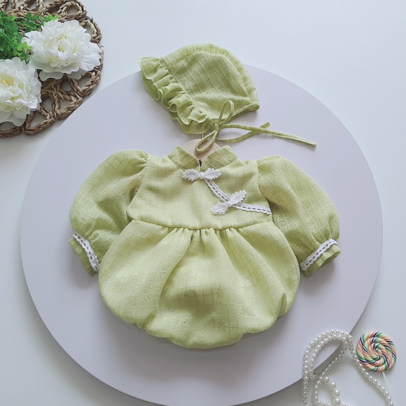 Body Cổ Tàu Bé Gái 3 Đến 12kg Chất Ren Nhật Dập Hoa Nổi CAO CẤP