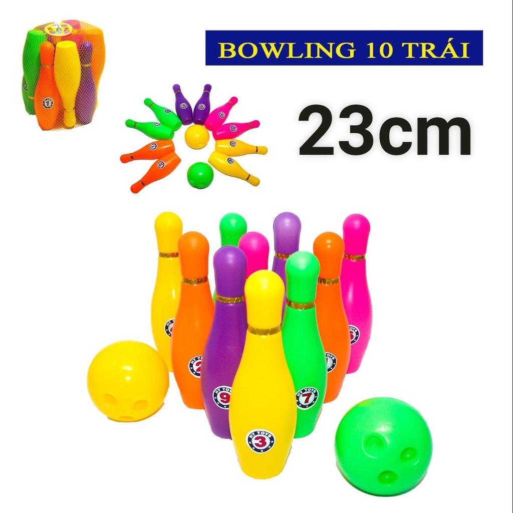 Bộ đồ chơi Bowling cỡ to bằng nhựa cho trẻ vui chơi và vận động thể chất