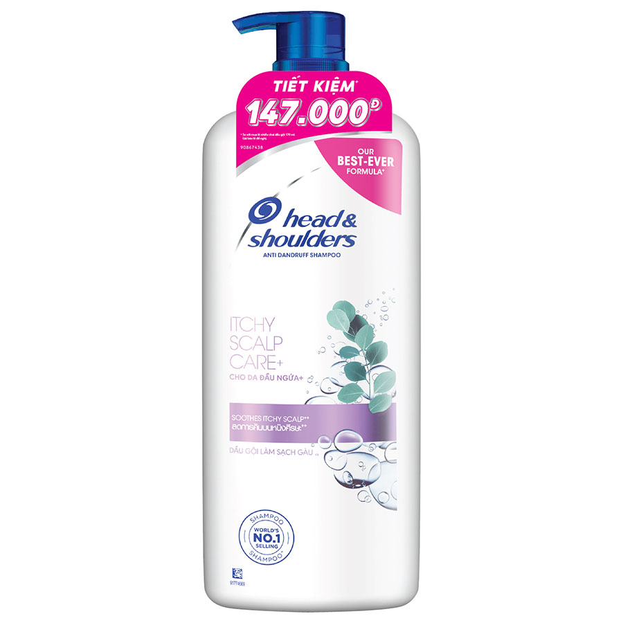 Dầu Gội Head &amp; Shoulders Cho Da Đầu Ngứa 1200ml