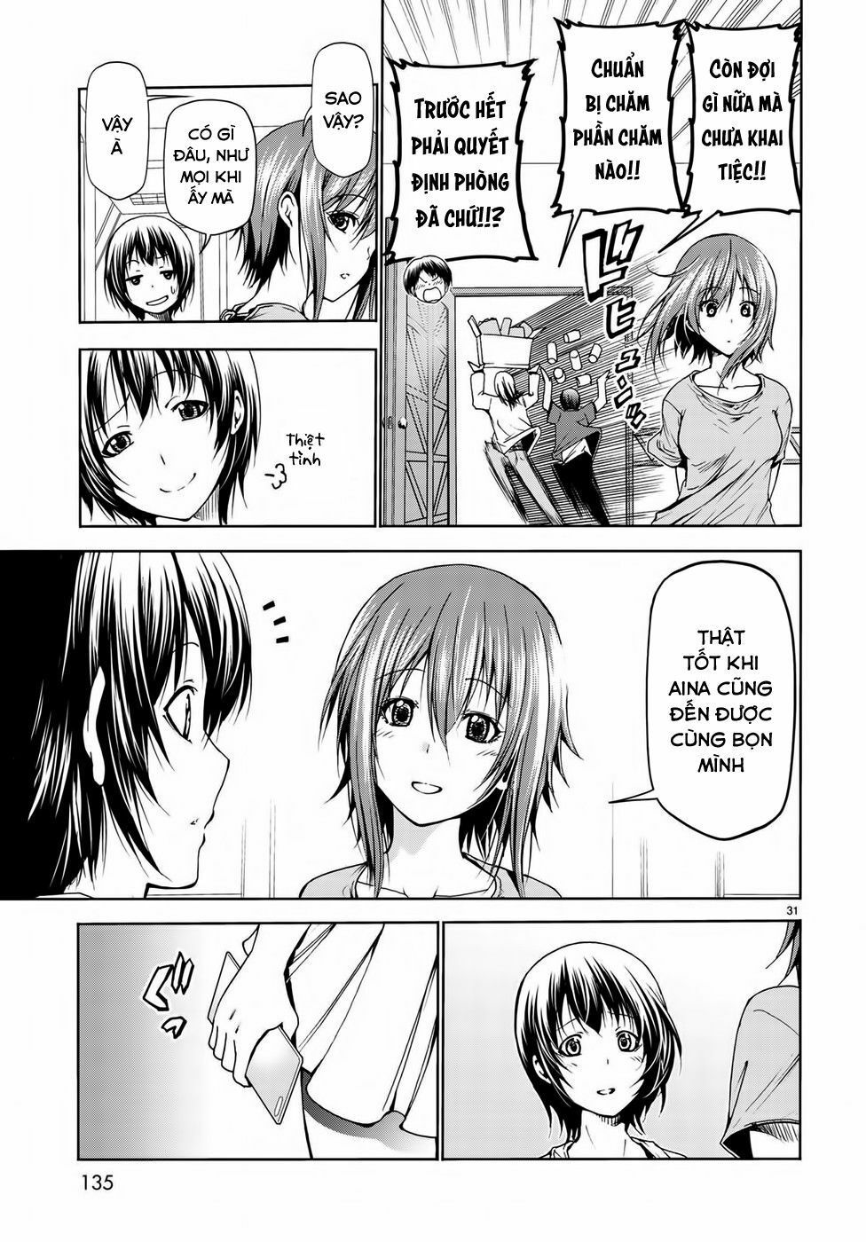 cô gái thích lặn - grand blue chapter 50 20