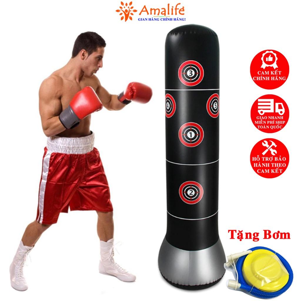 Vỏ Trụ Đấm Bốc Boxing Muay Thái Karate Tự Cân Bằng Cao Cấp – Kèm Bộ Bơm Hơi – Chính Hãng Amalife