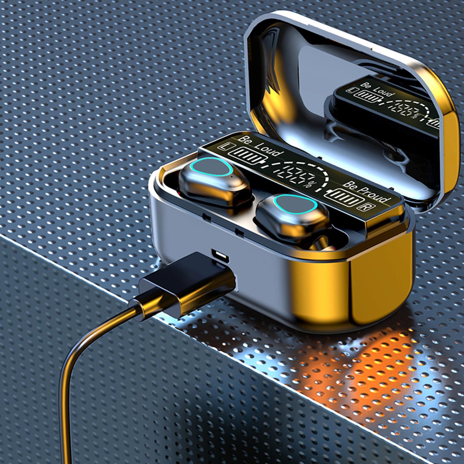 In-Ear Wireless Earbuds with Charging Case Touch Control Bluetooth Sports Earphones Noise Cancelling Stereo Headphones for Gaming, Music ,Smartphones