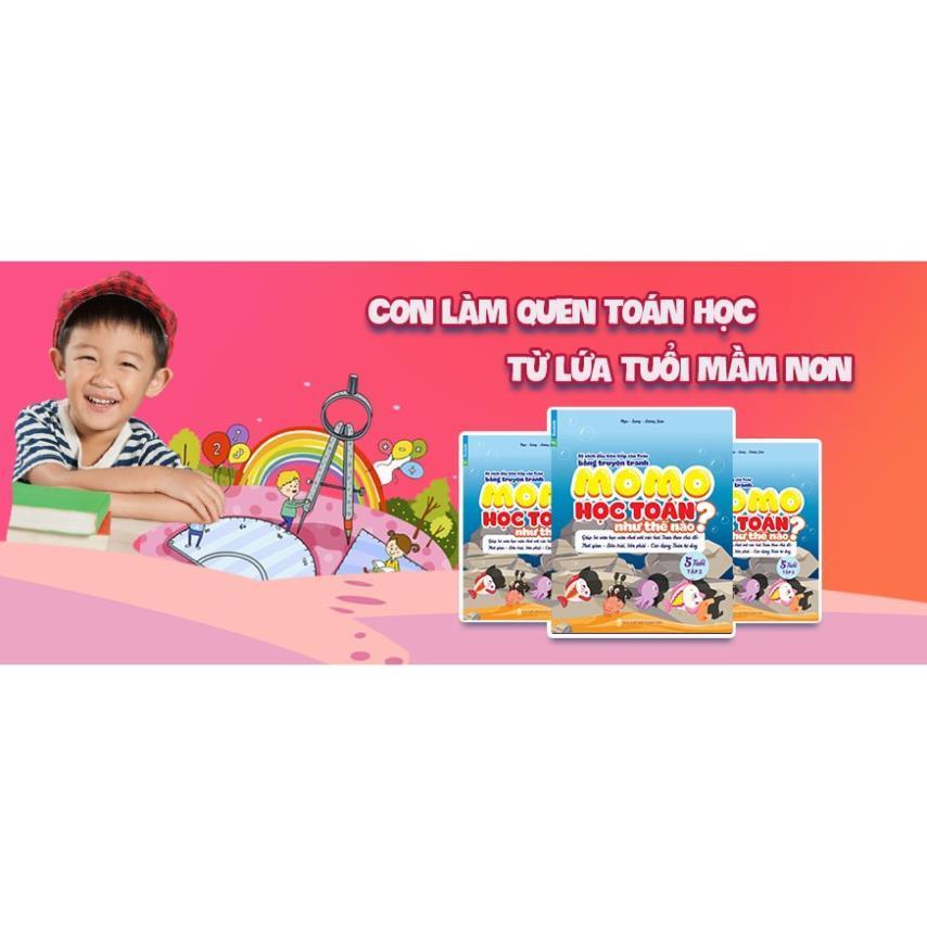 Sách - Momo Học Toán Như Thế Nào 5 Tuổi - Tập 2 - Megabook