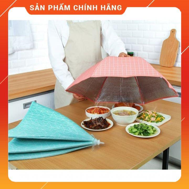 Lồng bàn giữ nhiệt gấp gọn cỡ lớn 6 cạnh có khung chống bụi và côn trùng bền đẹp