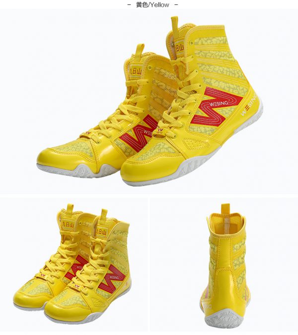 Giày Boxing Wesing - Boxing Shoes Wesing/ Màu Vàng