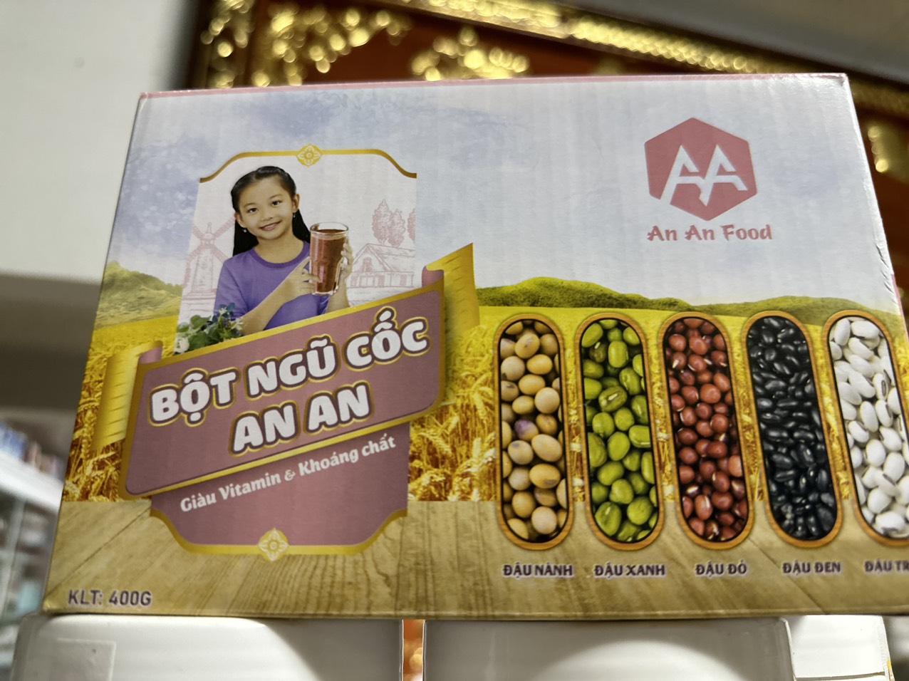 BỘT NGŨ CỐC 400G LƯỢNG ĐƯỜNG THẤP HỮU CƠ TỰ NHIÊN