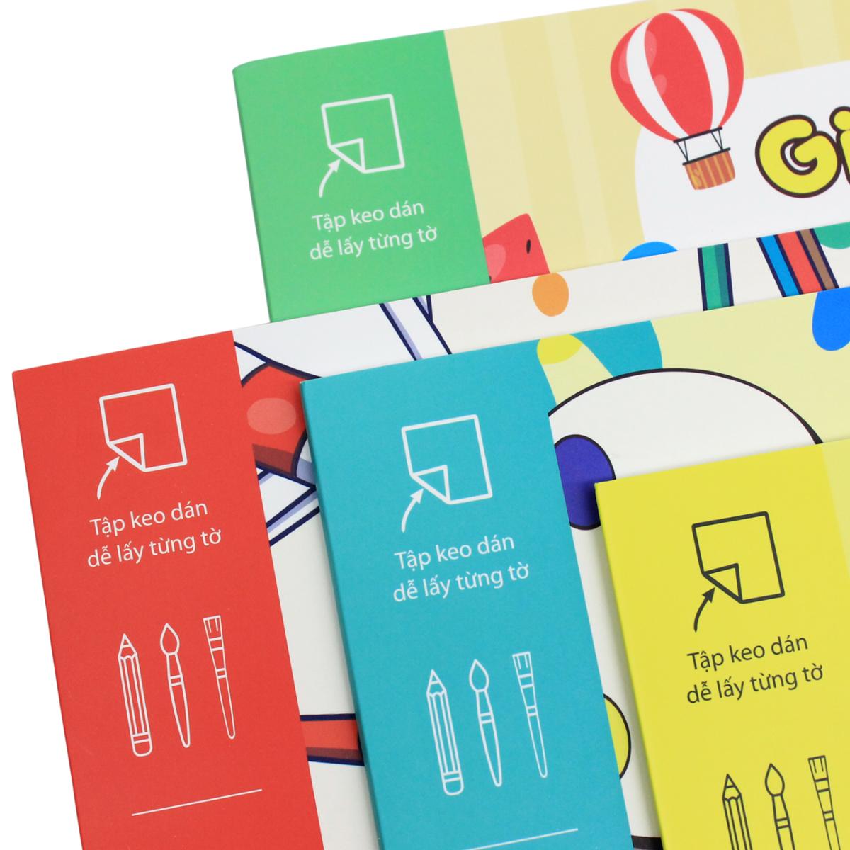 Tập Vẽ A4 - 40 Trang 120gsm - The Sun - Sắc Màu Nhí