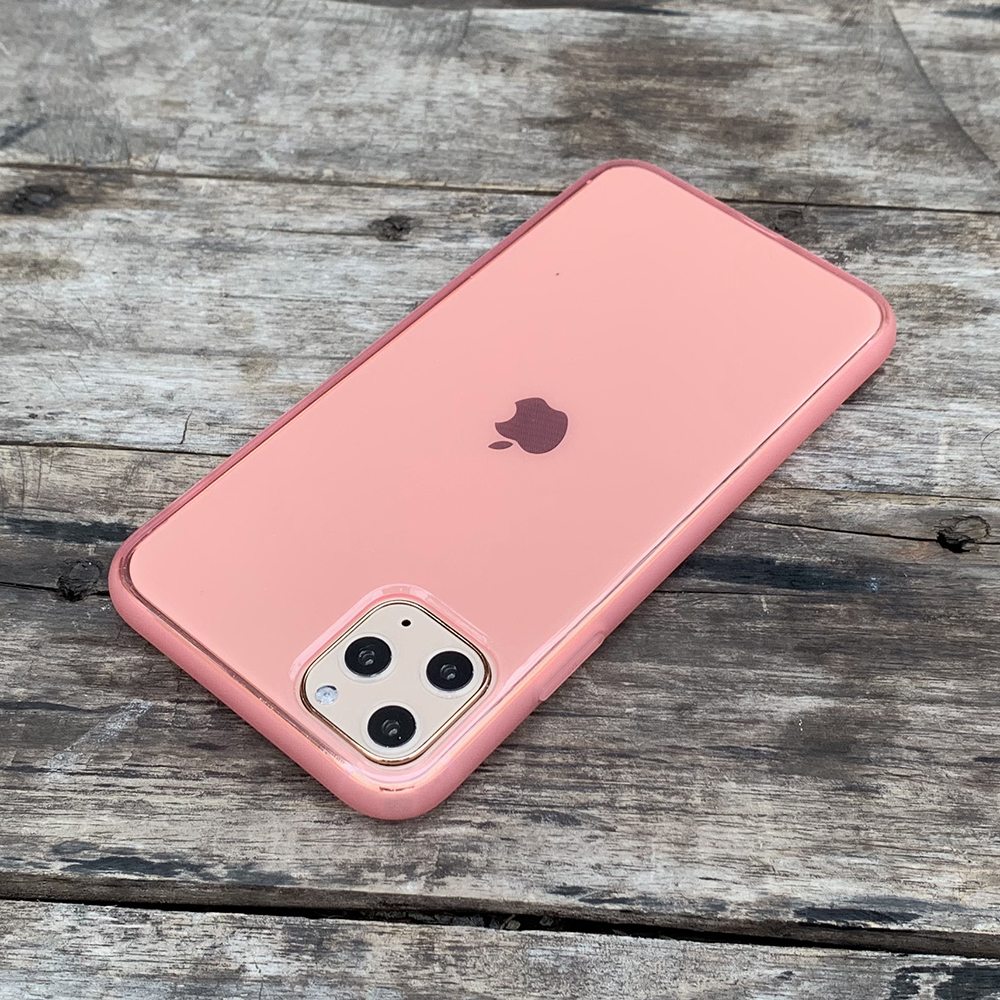 Ốp lưng dẻo chống sốc cao cấp dành cho iPhone 11 Pro Max - Màu hồng mờ
