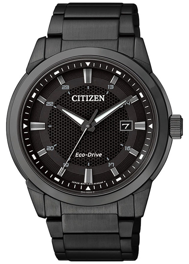 Đồng Hồ Nam Citizen Dây Thép Không Gỉ BM7145-51E - Mặt Đen