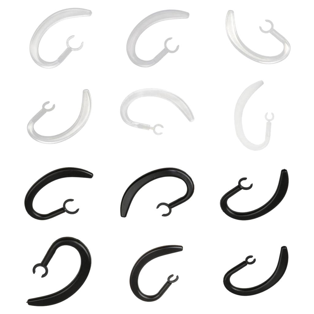 12 Pieces Ear Hook Loop Clip Replacement Bluetooth Repair Parts