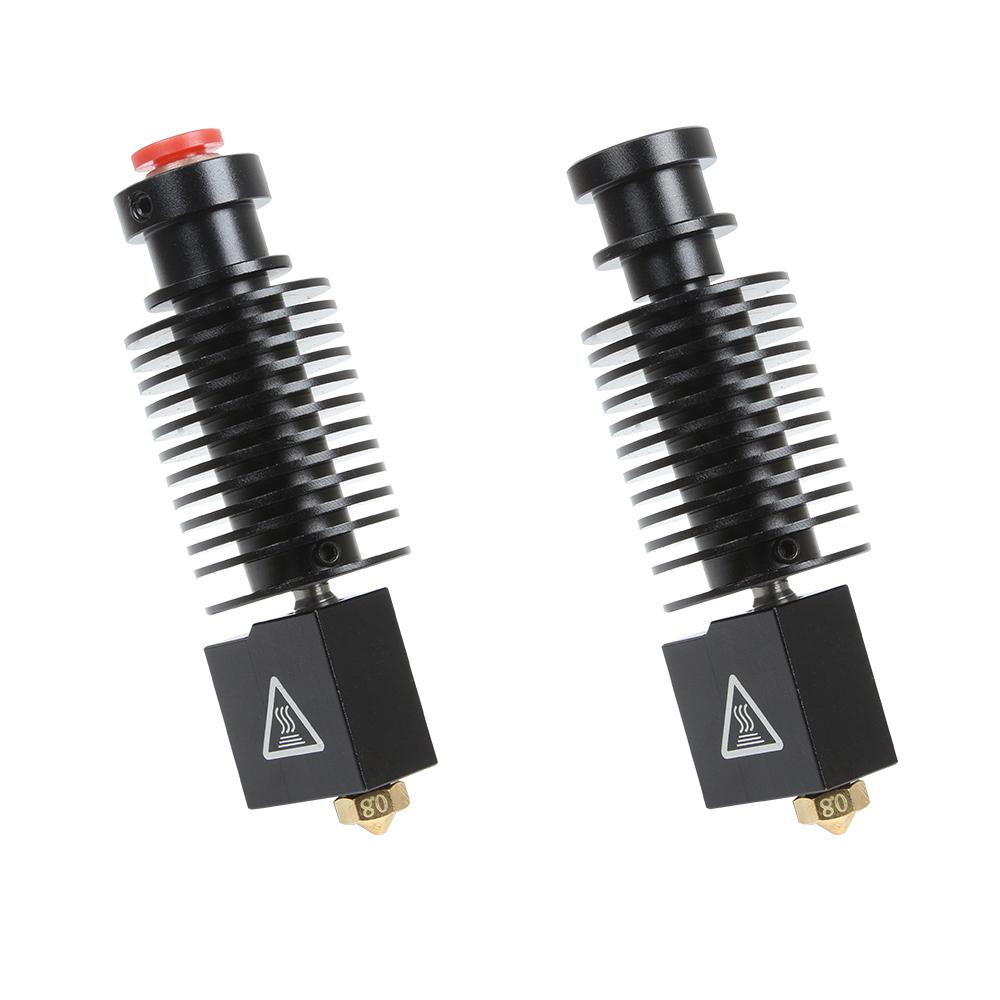 Máy in 3dway 3D Phần E3D V6 Hotend Kit All Metal Volcano Nốt Hotend Bowden Direct J-Head 12V/24V Quạt làm mát Quạt làm mát 1.75mm