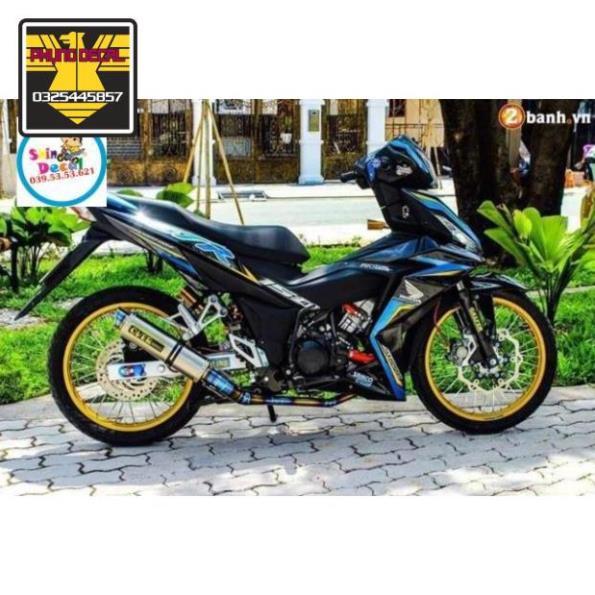 Tem xe winner chất liệu Crom chính hãng cao cấp