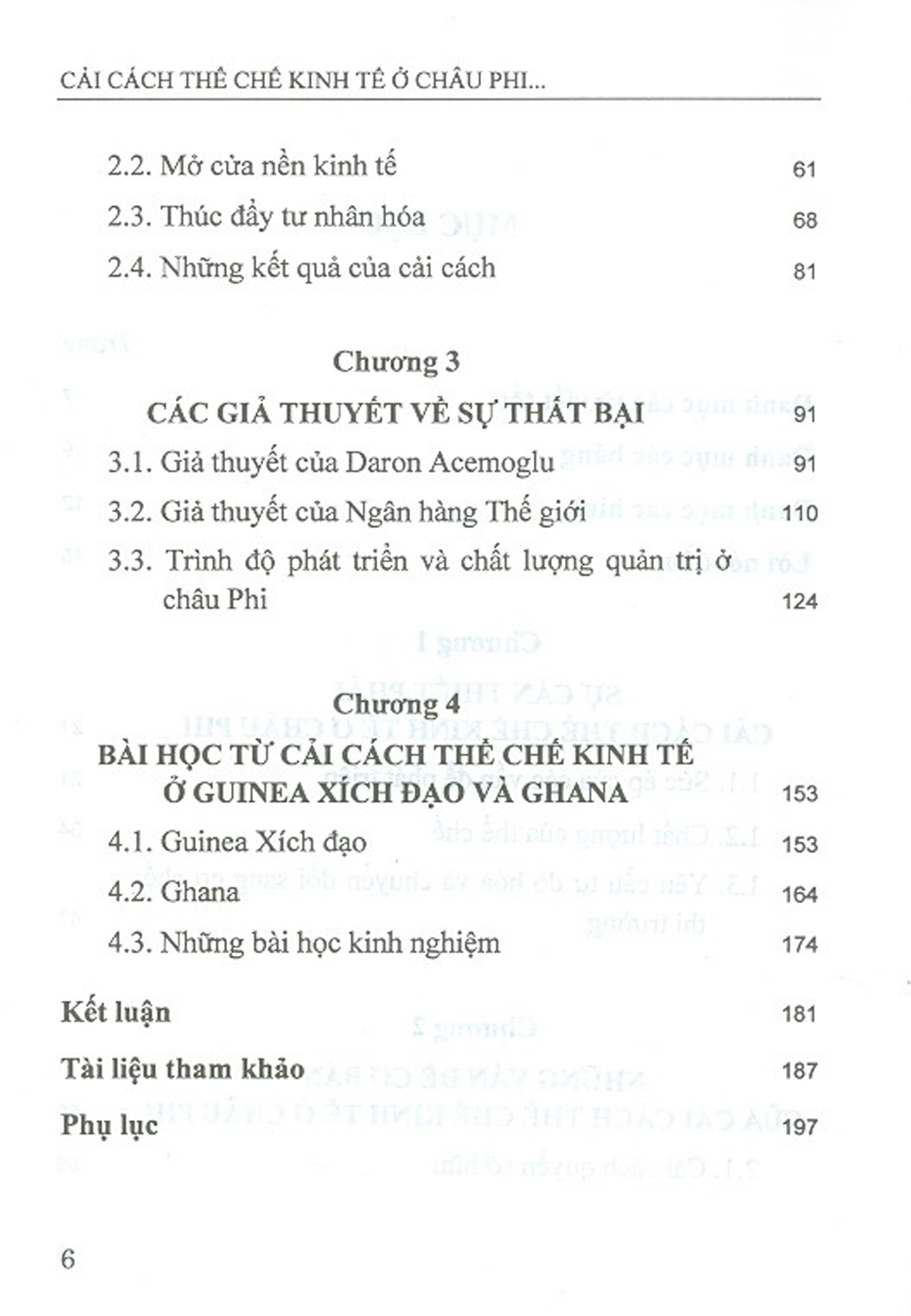 Cải Cách Thể Chế Kinh Tế Ở Châu Phi - Những Nguyên Nhân Thất Bại (Sách Chuyên Khảo)