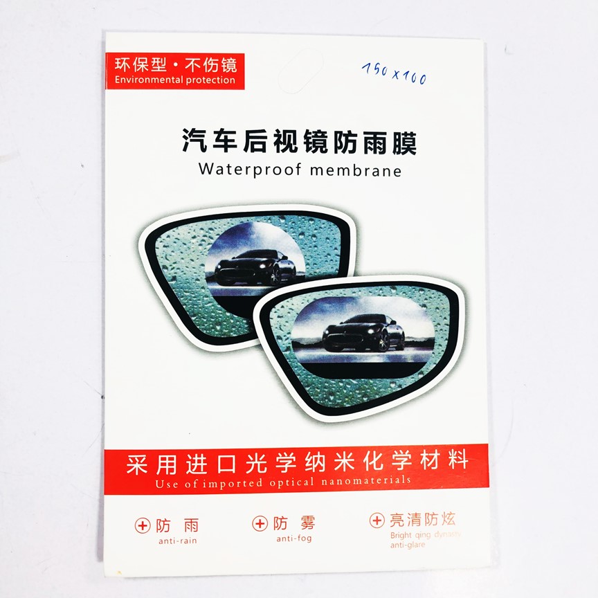 Miếng dán gương chiếu hậu chống nước oto