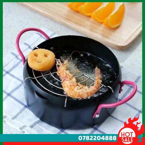 Nồi Chiên Rán Lọc Dầu Tặng Kèm Vỉ Gác Chảo - CH Hương Thị Miễn Phí Vận Chuyển