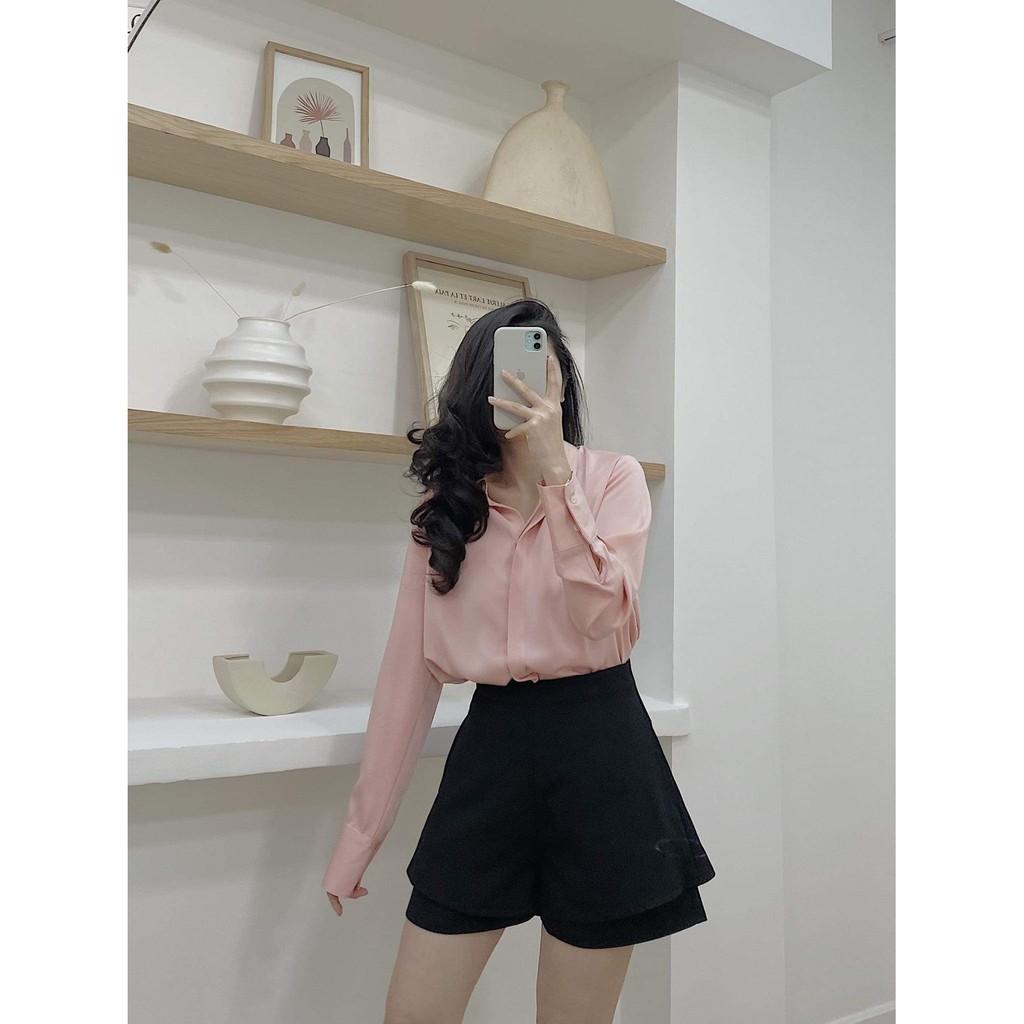 Áo sơ mi tà bầu