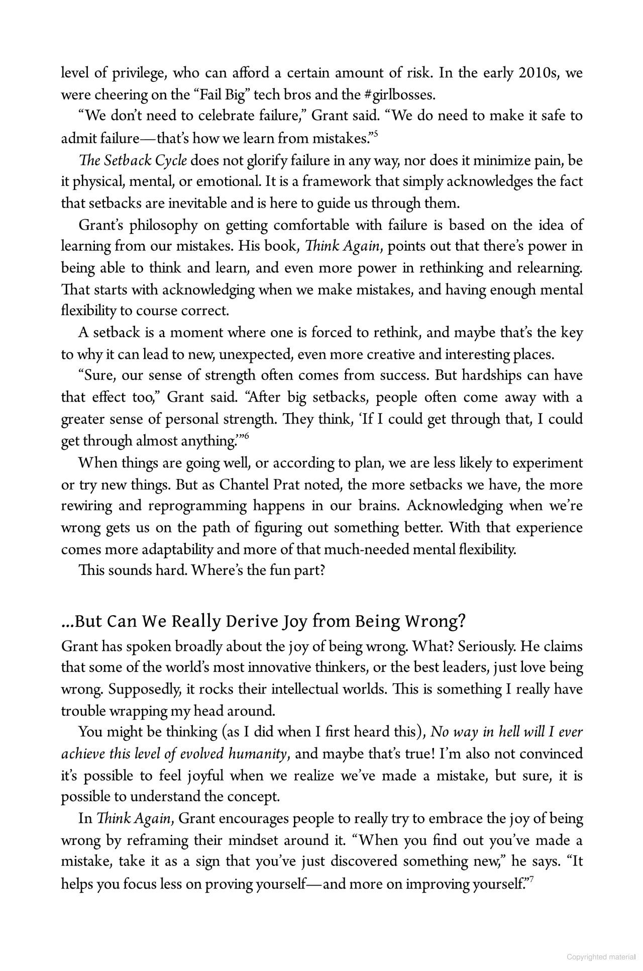 Sách ngoại văn: The Setback Cycle