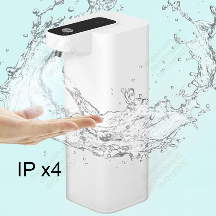 Bình phun xịt khử trùng tay cảm biến tự động, loại dùng pin sạc, xịt phun sương dung dịch khử trùng, dung tích 400ml