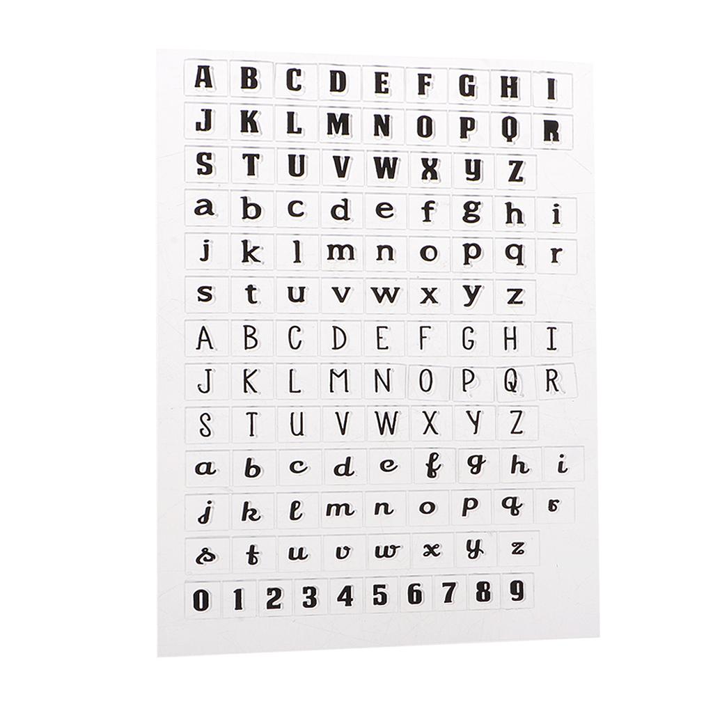 Multi-pattern Themes Transparent Silicone Stamp Seal Clear Stamp for Scrapbooking DIY Photo Album Diary Book Decorative Ink Stamp