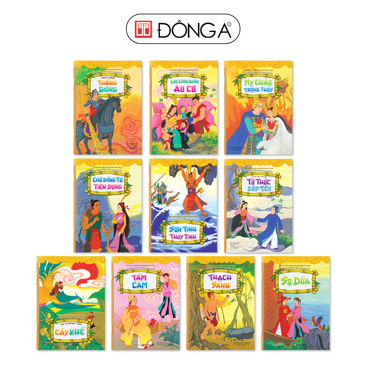 Combo 10 tập Truyện cổ tích Việt Nam đặc sắc song ngữ