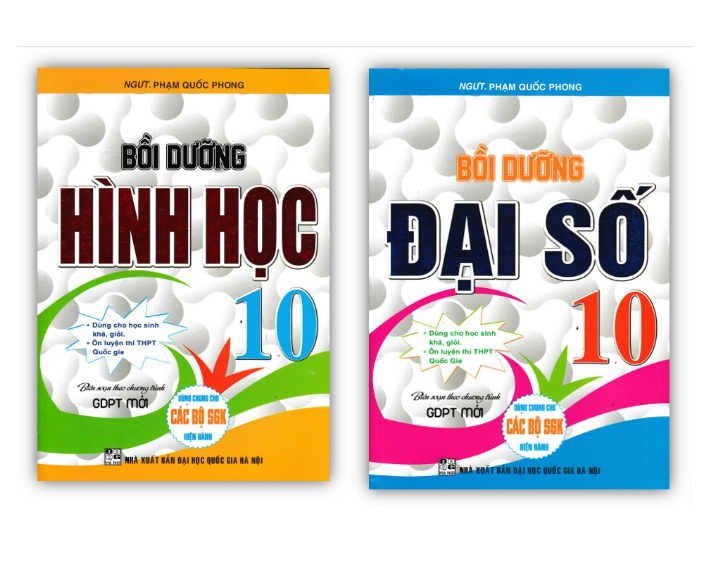 Sách - Combo bồi dưỡng Đại số + Bồi dưỡng Hình Học lớp 10