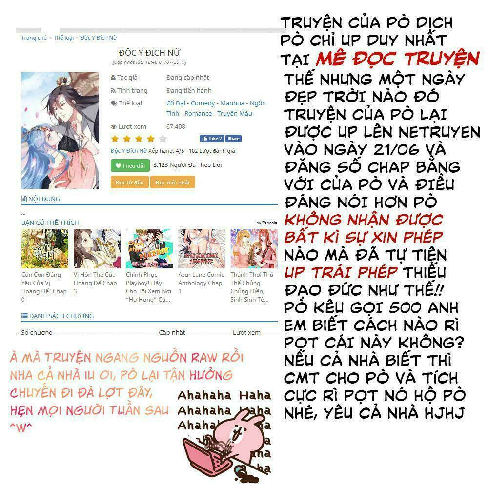 độc y đích nữ chapter 9 37